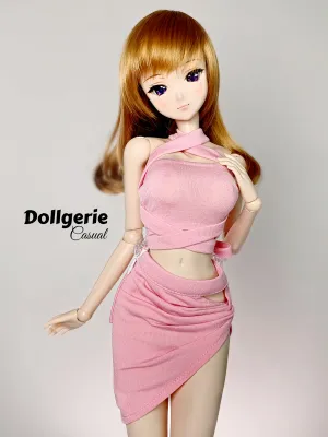 Strap Around Pink Pencil Skirt for SmartDoll / DD