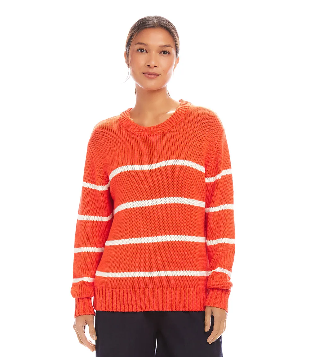Stripe Crewneck Sweater