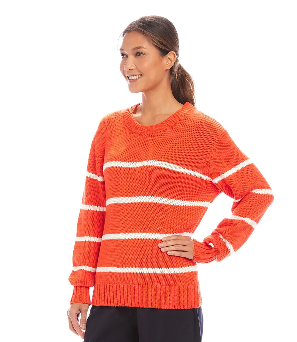 Stripe Crewneck Sweater