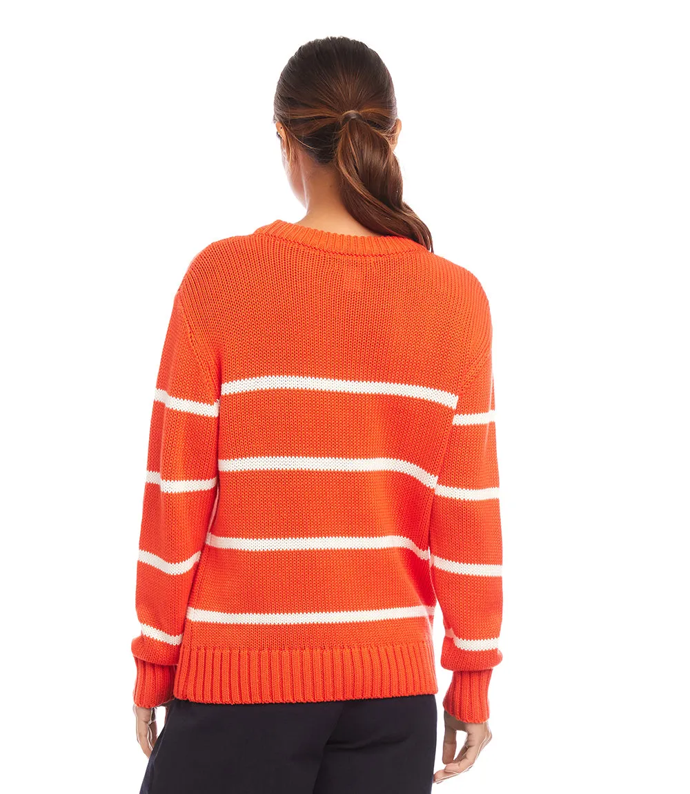 Stripe Crewneck Sweater