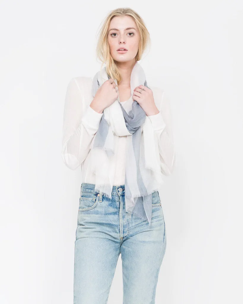 Striped Cashmere Scarf