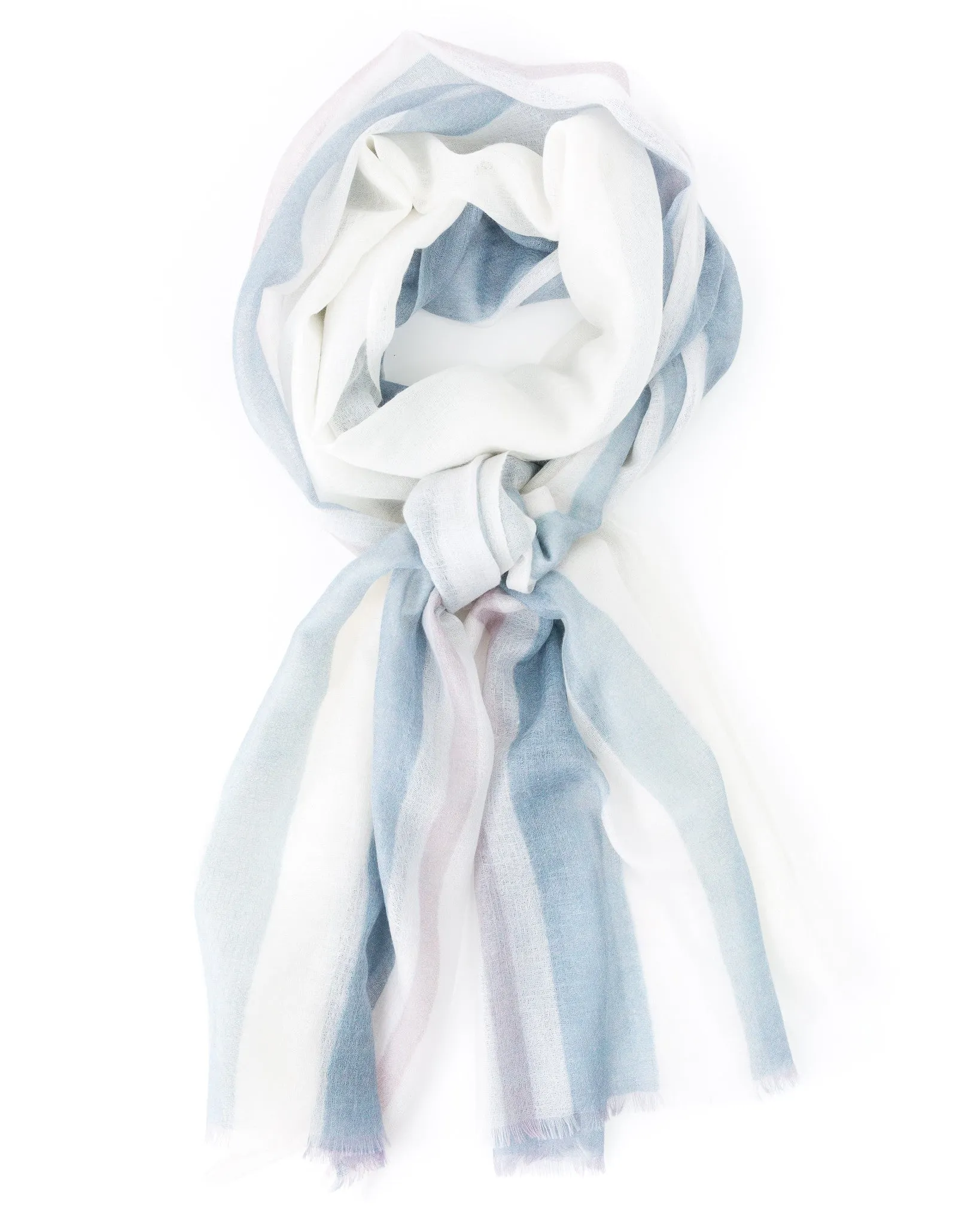 Striped Cashmere Scarf