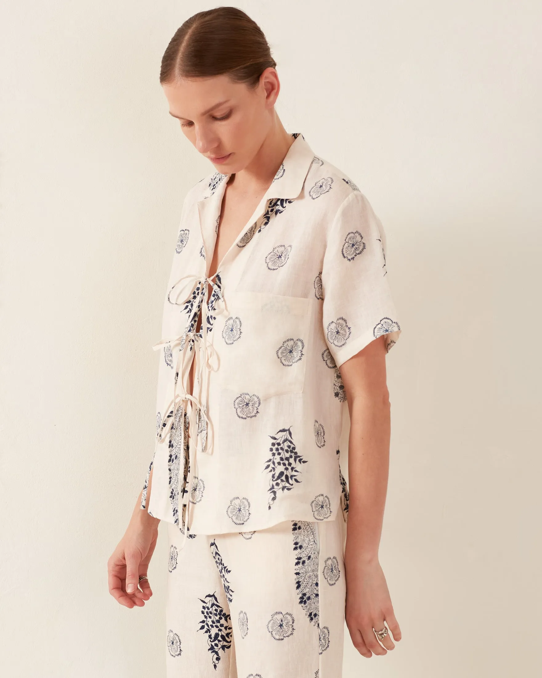 Styla Porcelain Linen Shirt