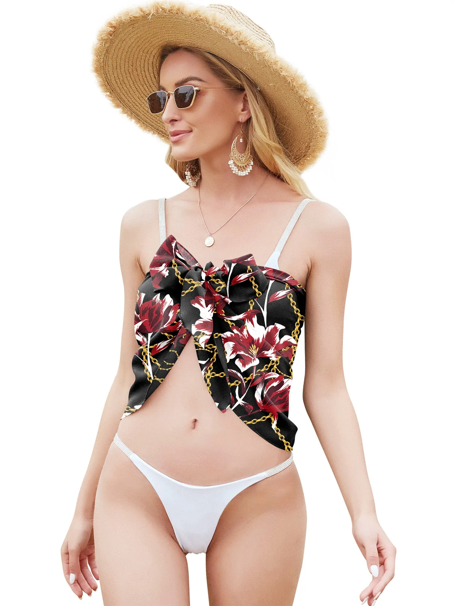 Summer Cover Ups Wrap Skirt
