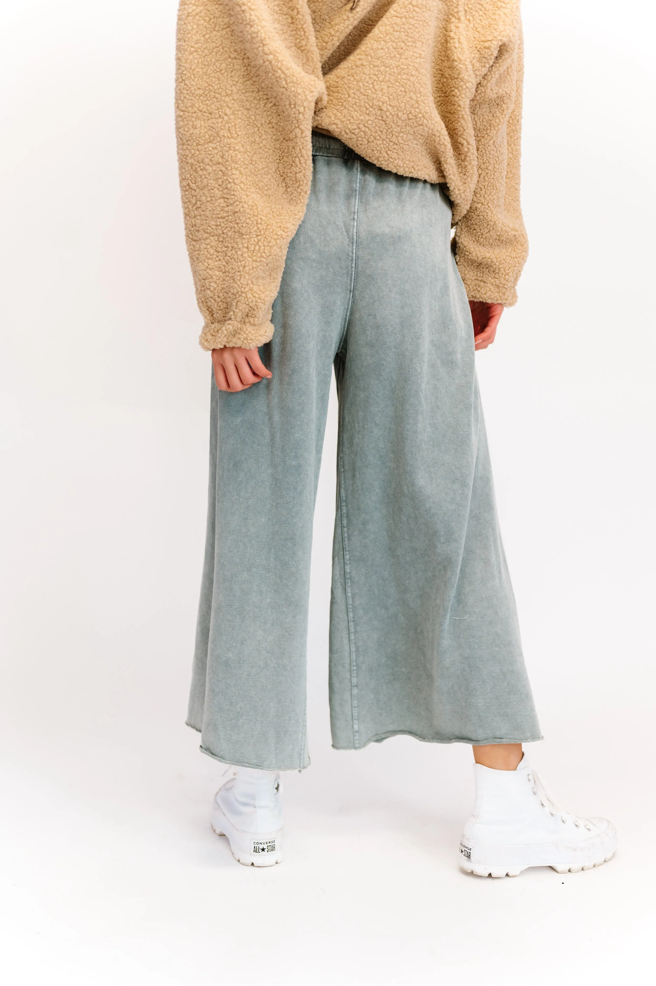 Sun Soaked Lounge Pant// Washed Teal *RESTOCKED*