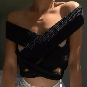Sweater Wrap Top (Assorted Colors)