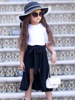 Sweet N Sassy Wrap Train Shorts Set
