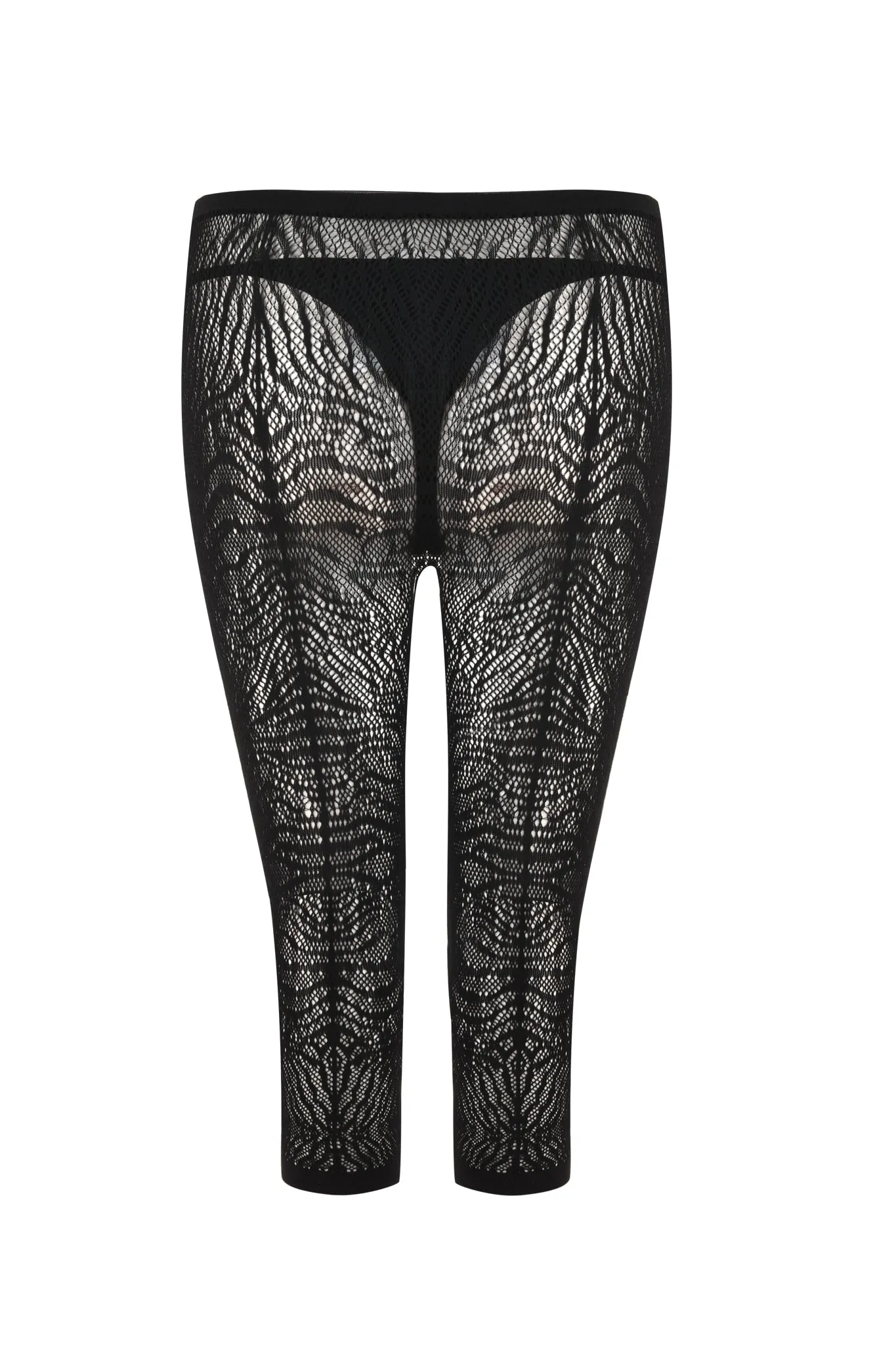 SYBIL CAPRI - BLACK : ZEBRA