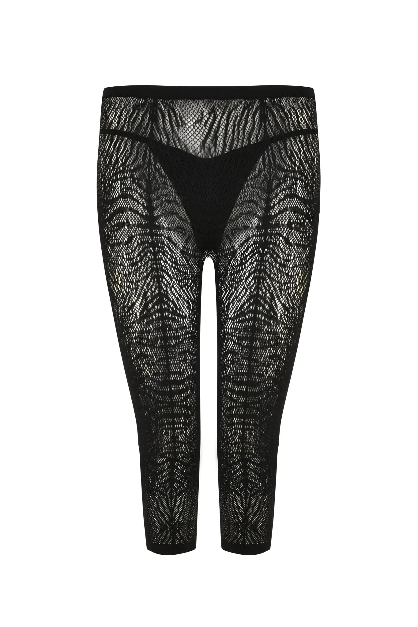 SYBIL CAPRI - BLACK : ZEBRA