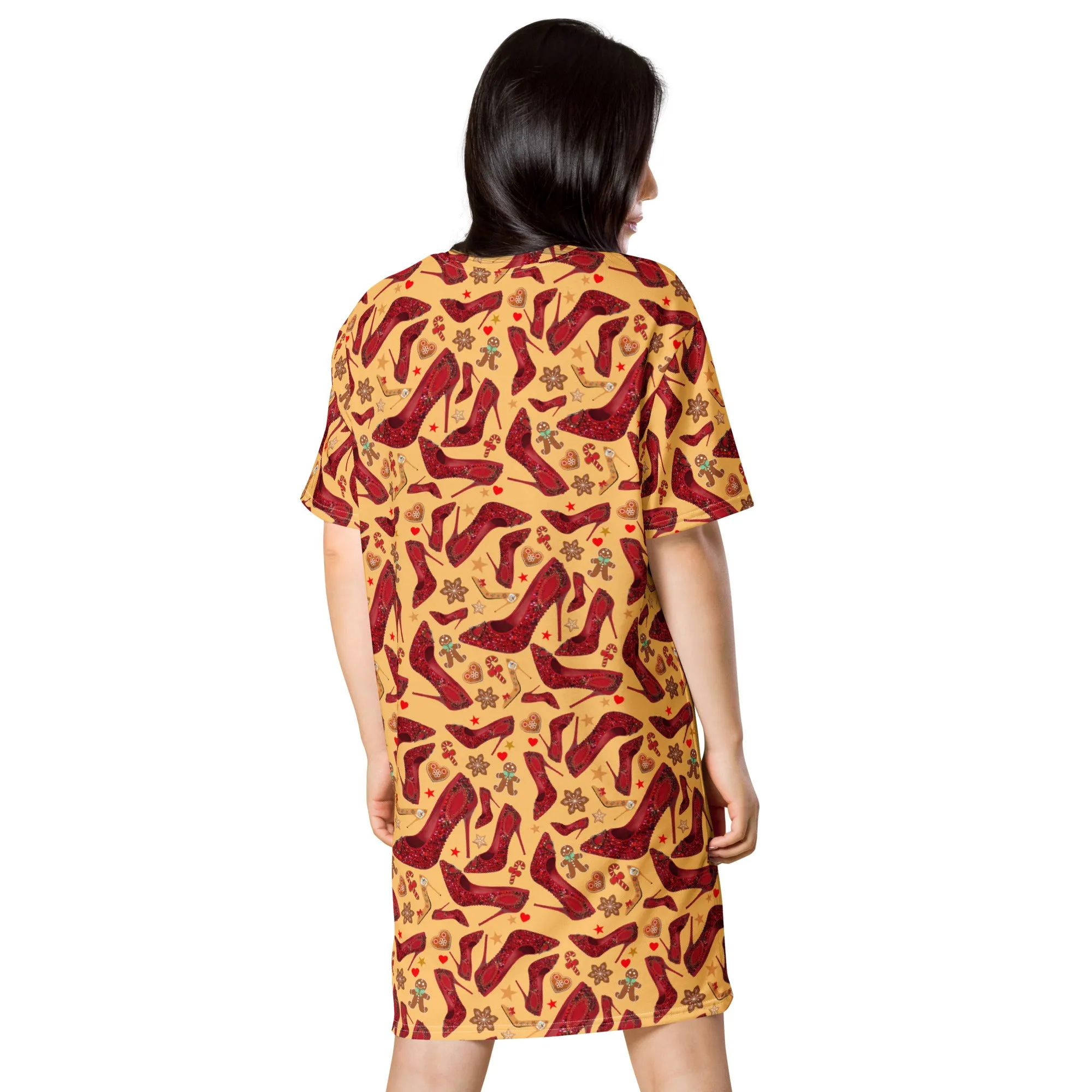 T-shirt dress 'Feliz Navidad'