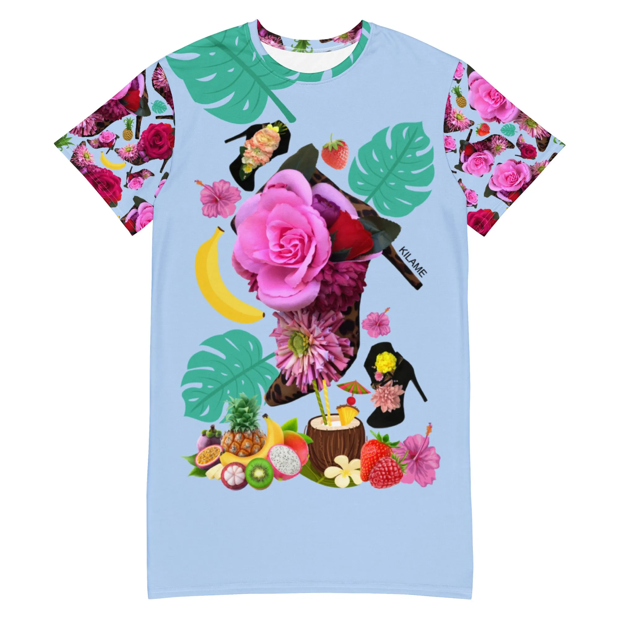 T-shirt dress 'Jungle Paradise'