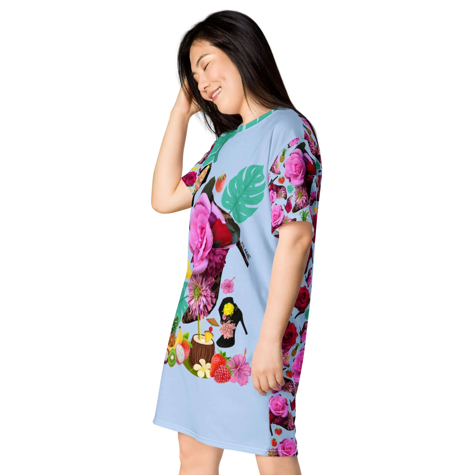 T-shirt dress 'Jungle Paradise'