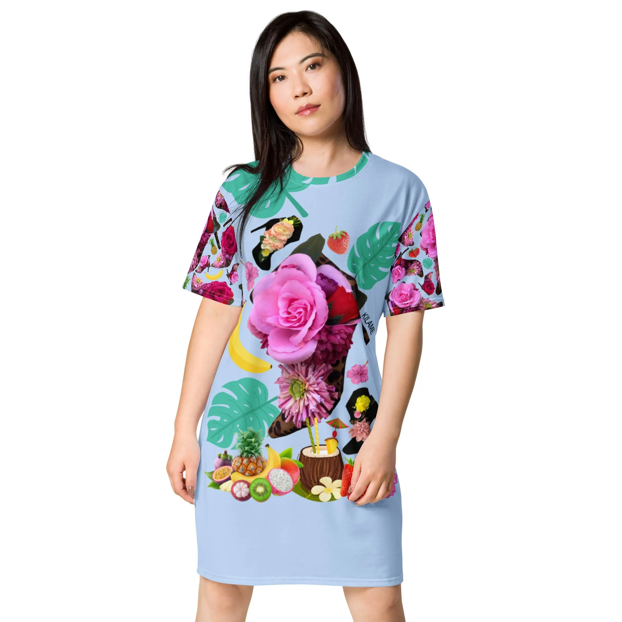 T-shirt dress 'Jungle Paradise'