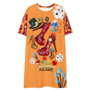 T-shirt dress 'White Rabbit'