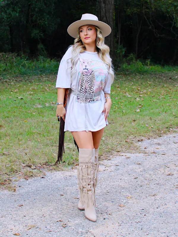 Take A Walk on the Wild Side T-Shirt, Off White