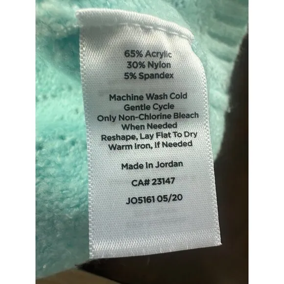 Talbots Pointelle Crewneck Sweater Light Blue Women's Plus 1X NWT