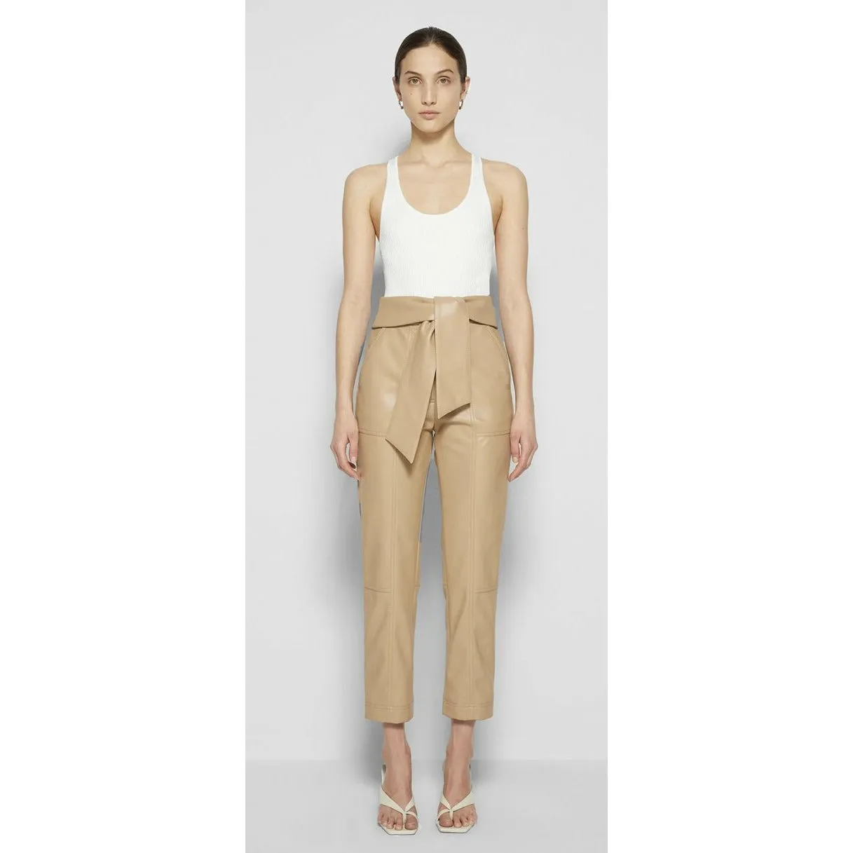 TESSA VEGAN LEATHER PANT