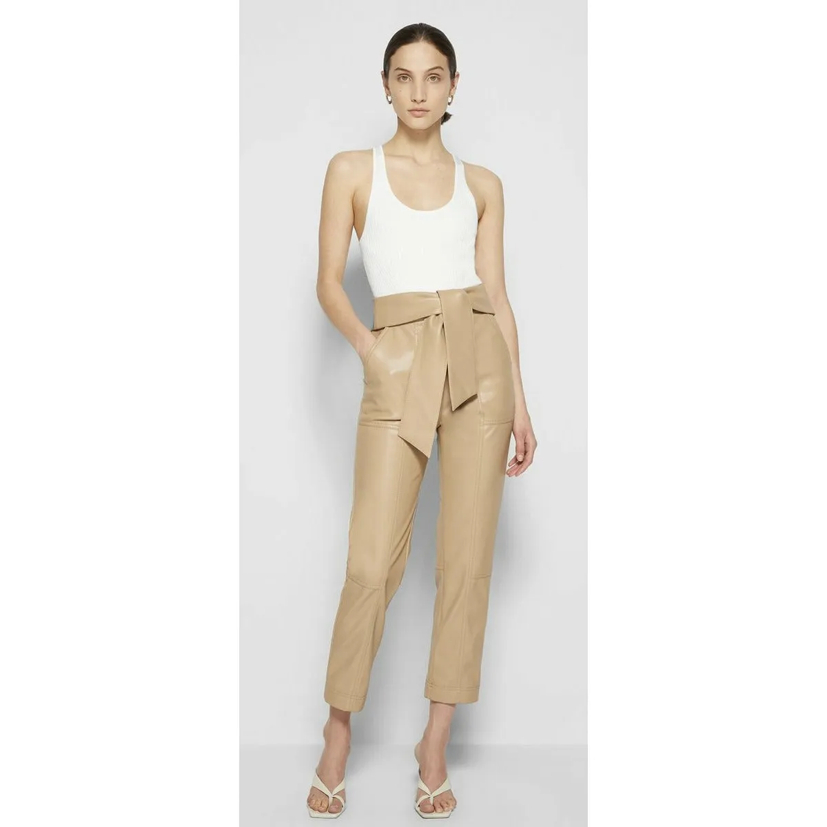 TESSA VEGAN LEATHER PANT