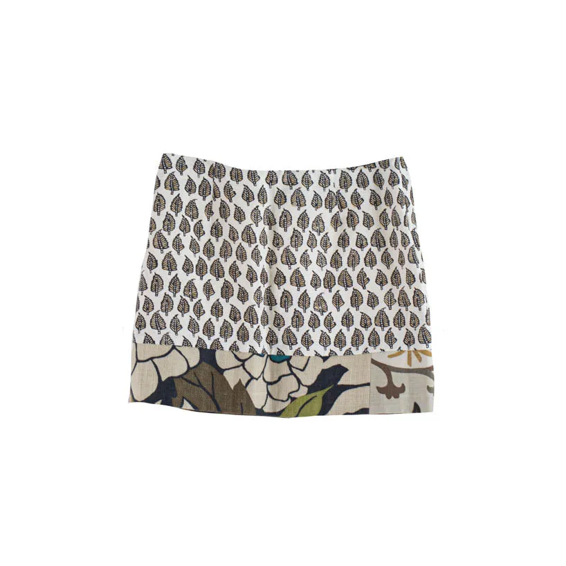 The Mini Skirt - Black/White