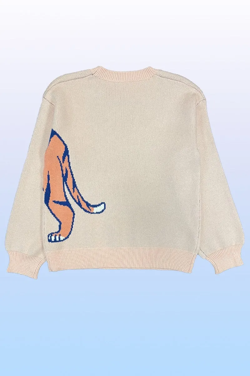 Tiger knit sweater