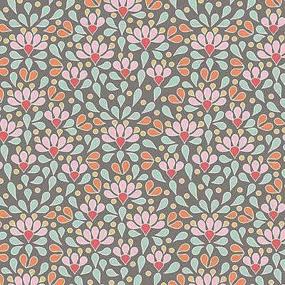 Tilda Cotton Beach - Sea Anemone - Grey