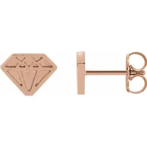 Tiny Diamond Earrings 87337