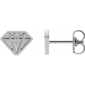 Tiny Diamond Earrings 87337
