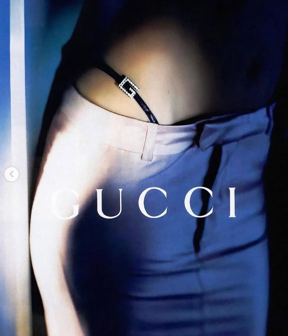 Tom Ford for Gucci S/S 1998 Black 'G' Logo Wrap Skirt