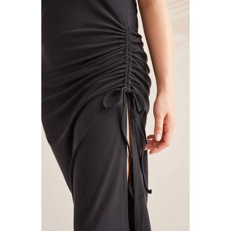 Tribal Tank Dress w/ Side Ruching