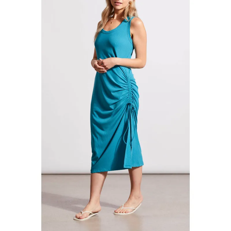 Tribal Tank Dress w/ Side Ruching