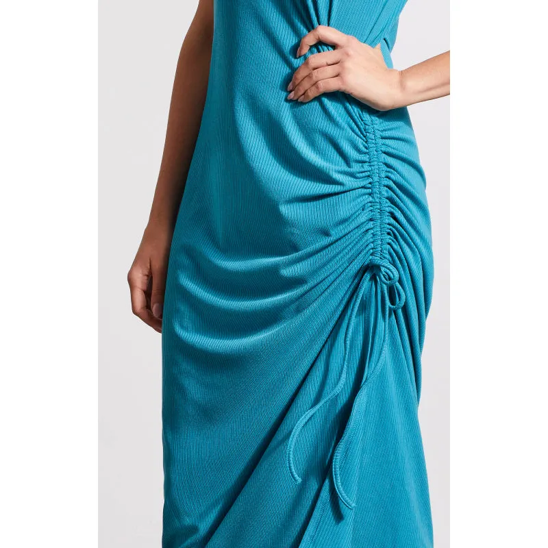 Tribal Tank Dress w/ Side Ruching