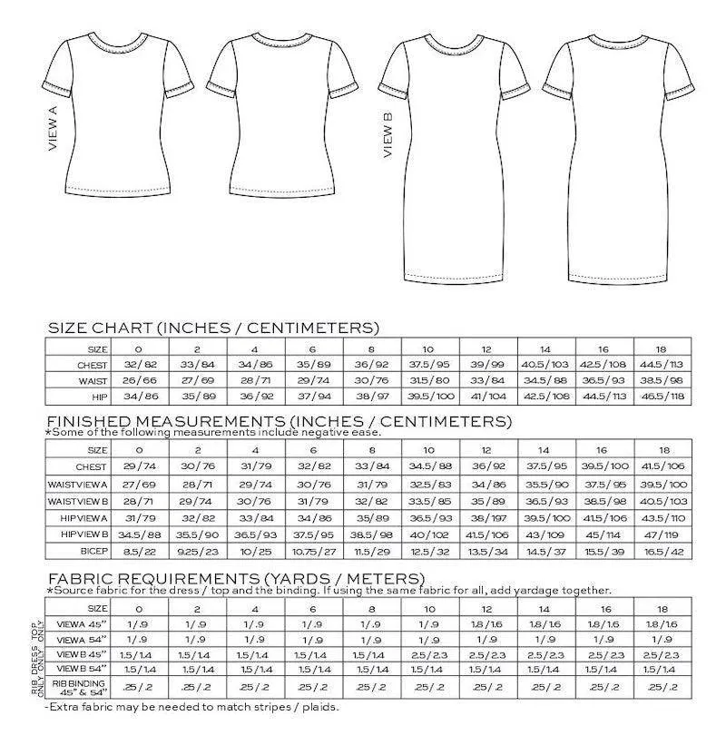 True Bias - Rio T-shirt & Dress