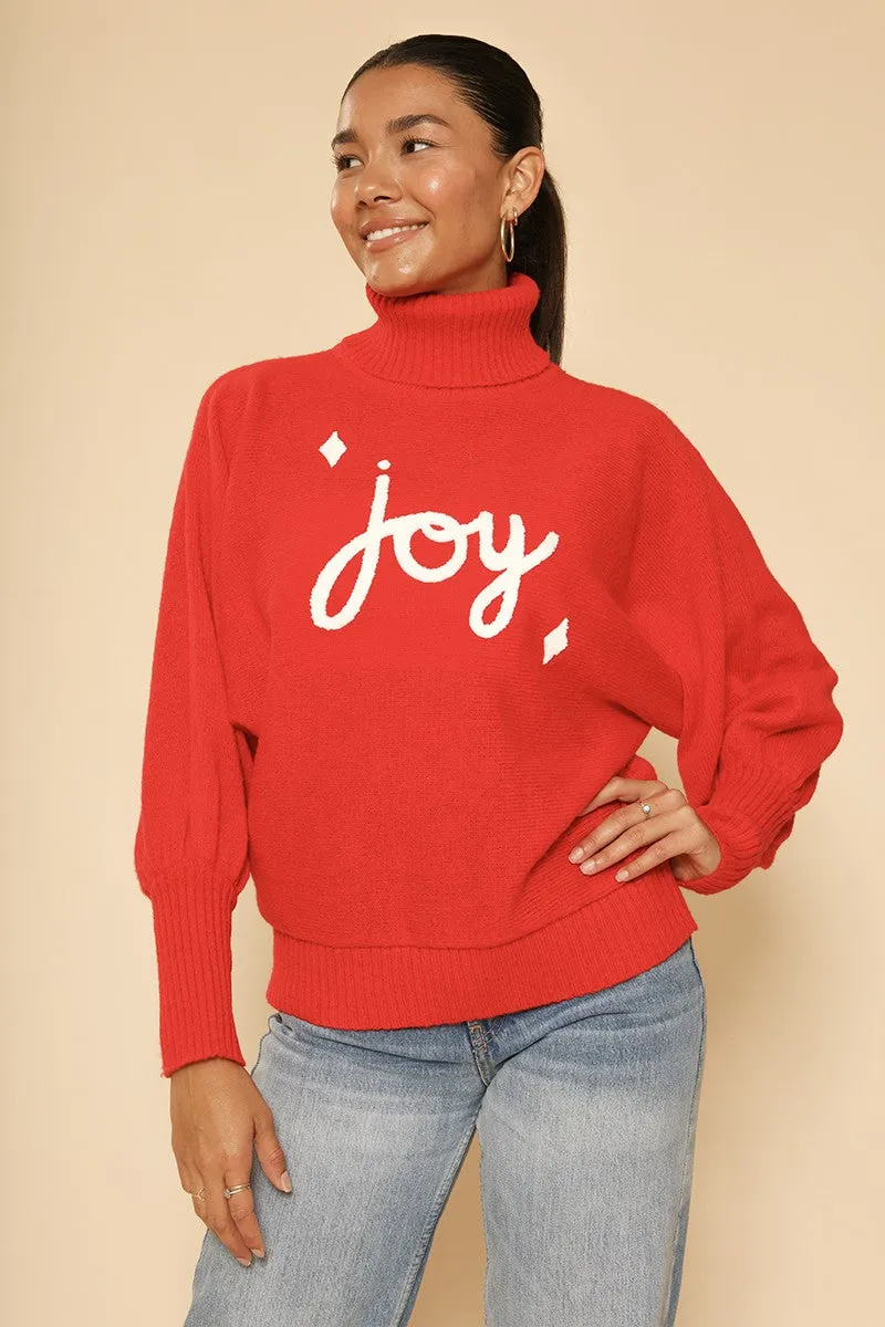 Turtleneck holiday sweater