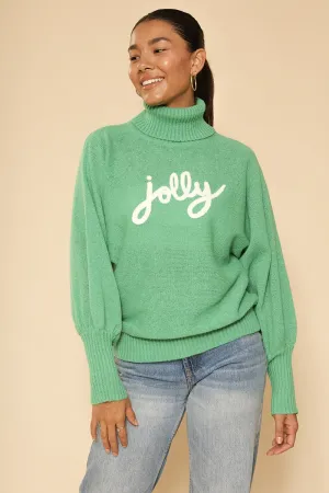 Turtleneck holiday sweater