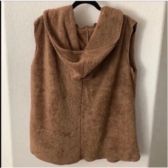 Vanilla Bay Oversized Teddy Sherpa Vest Jacket
