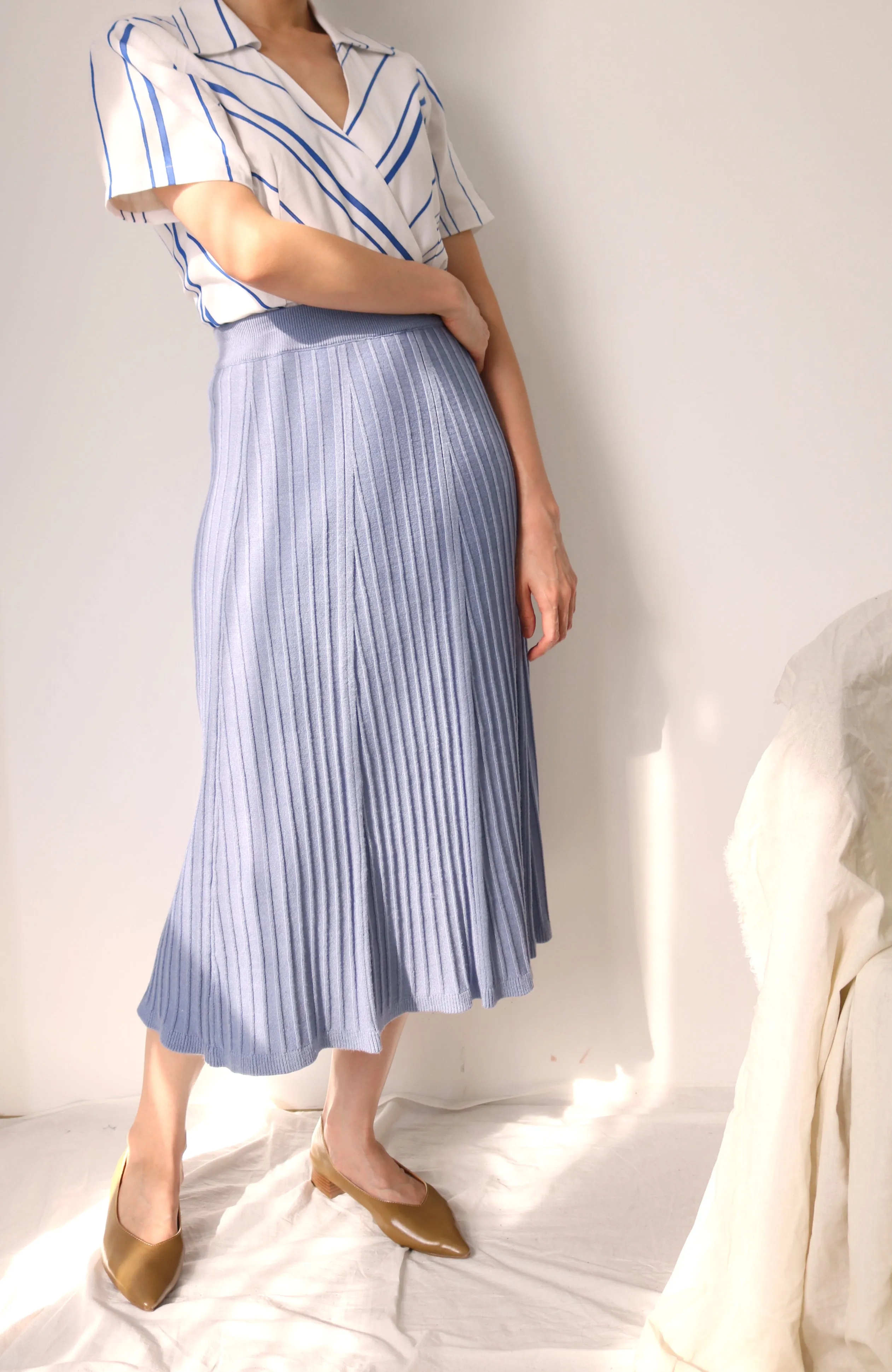Via wrap blouse