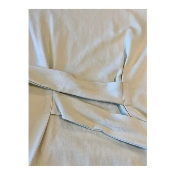 Vince Peruvian Cotton Front Tie Waist T-Shirt Dress Style # V819083502 Small