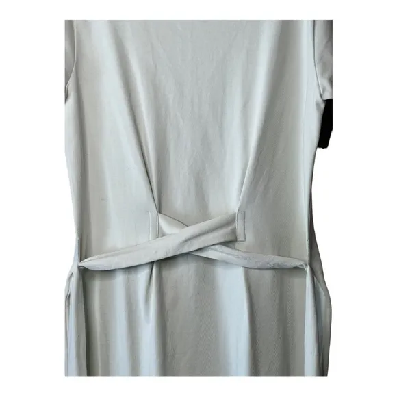Vince Peruvian Cotton Front Tie Waist T-Shirt Dress Style # V819083502 Small
