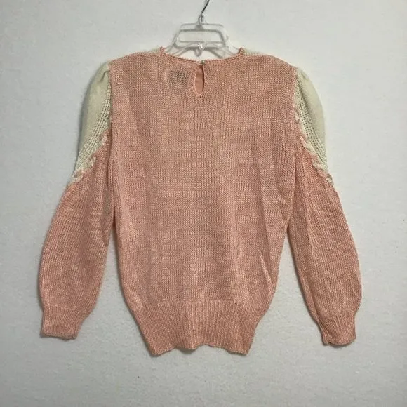 Vintage 80s Magnolia Knit Sweater Size L