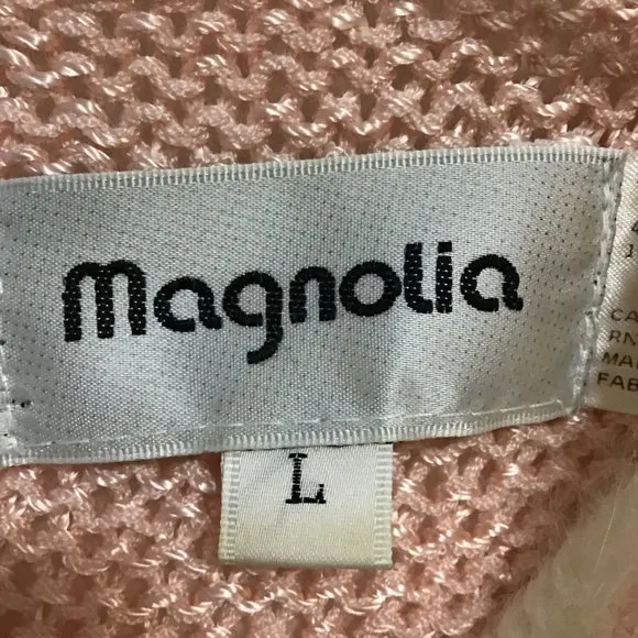 Vintage 80s Magnolia Knit Sweater Size L