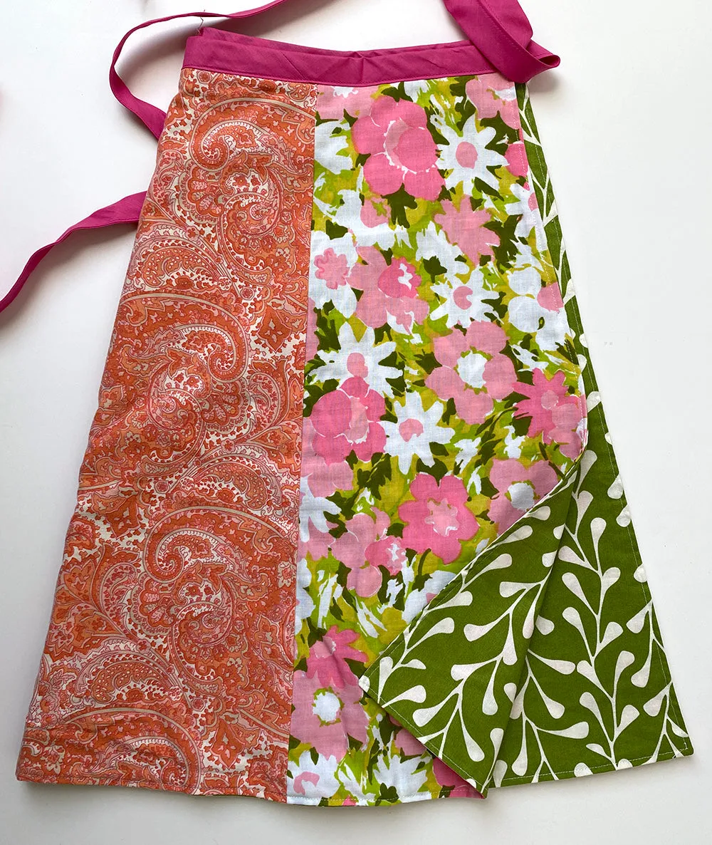 Vintage Fabric Wrap Skirt Sample