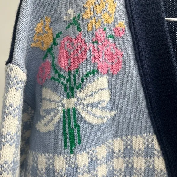 Vintage Grandma cotton sweater - Size small