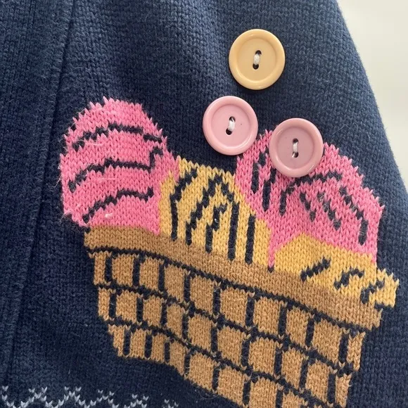 Vintage Grandma cotton sweater - Size small