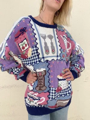 Vintage Signatures Novelty Knit Sweater