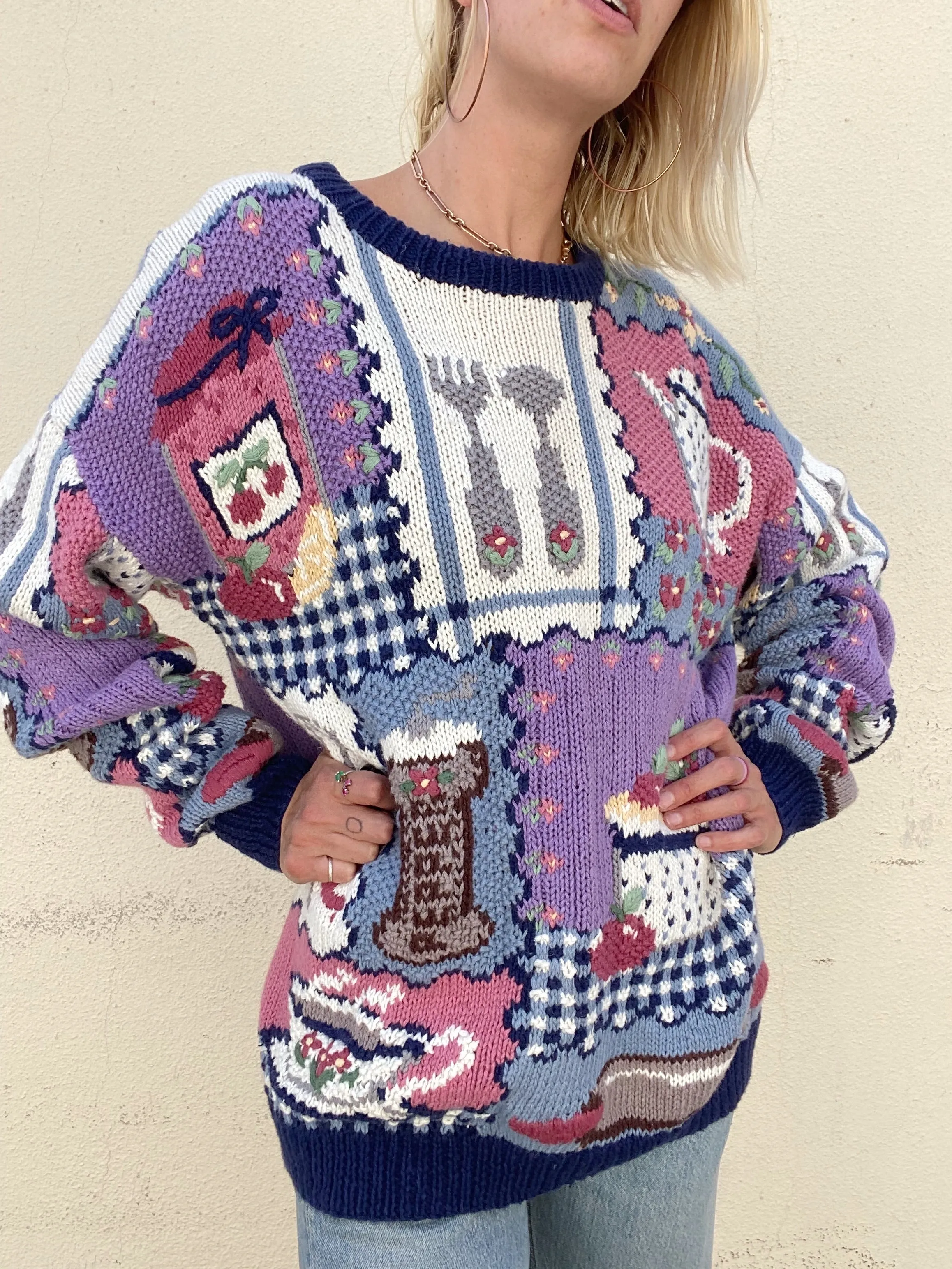Vintage Signatures Novelty Knit Sweater