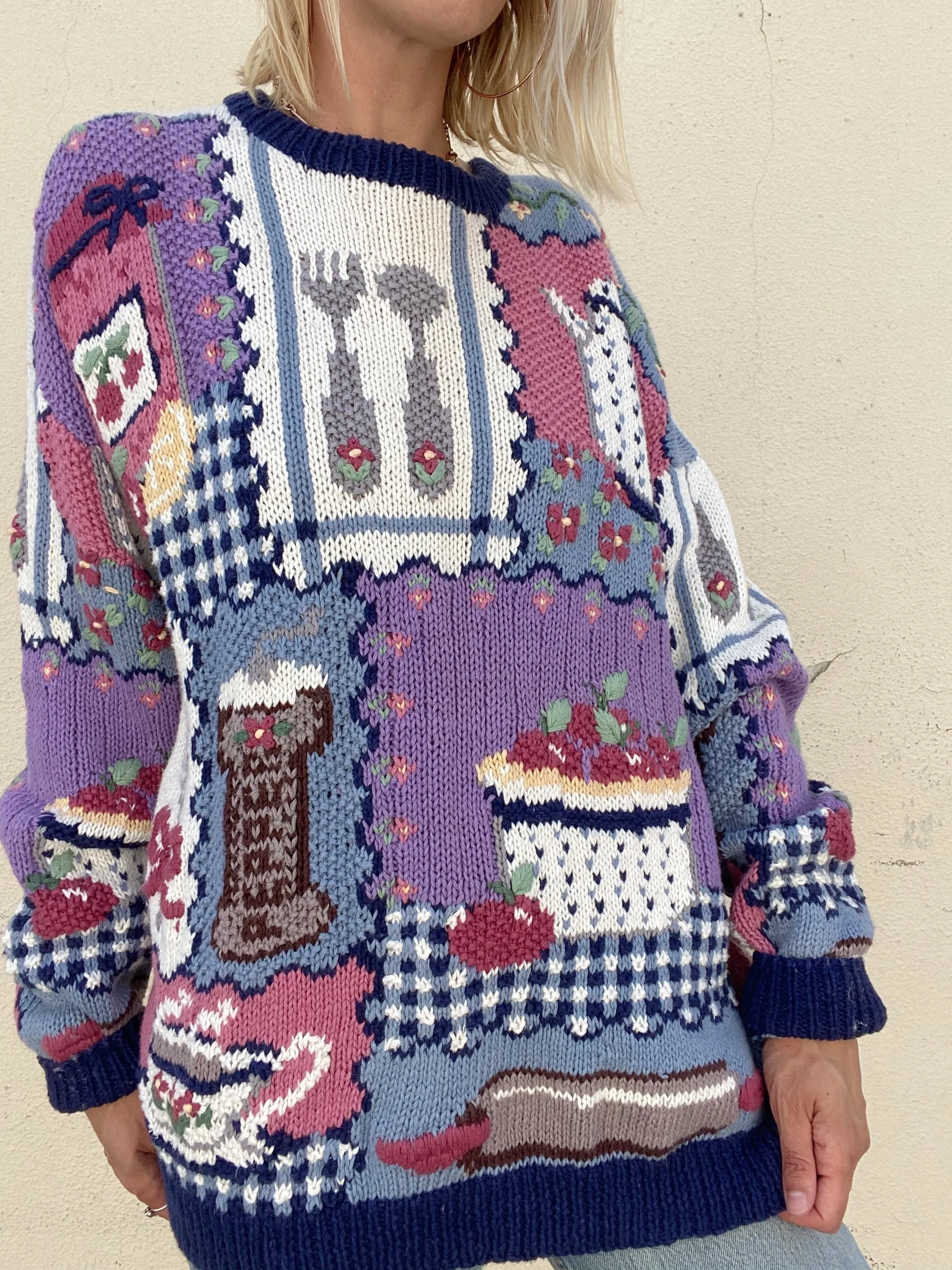 Vintage Signatures Novelty Knit Sweater