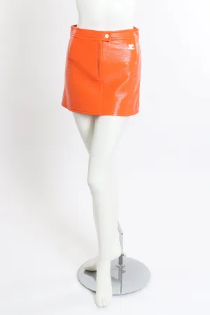 Vinyl Mini Skirt
