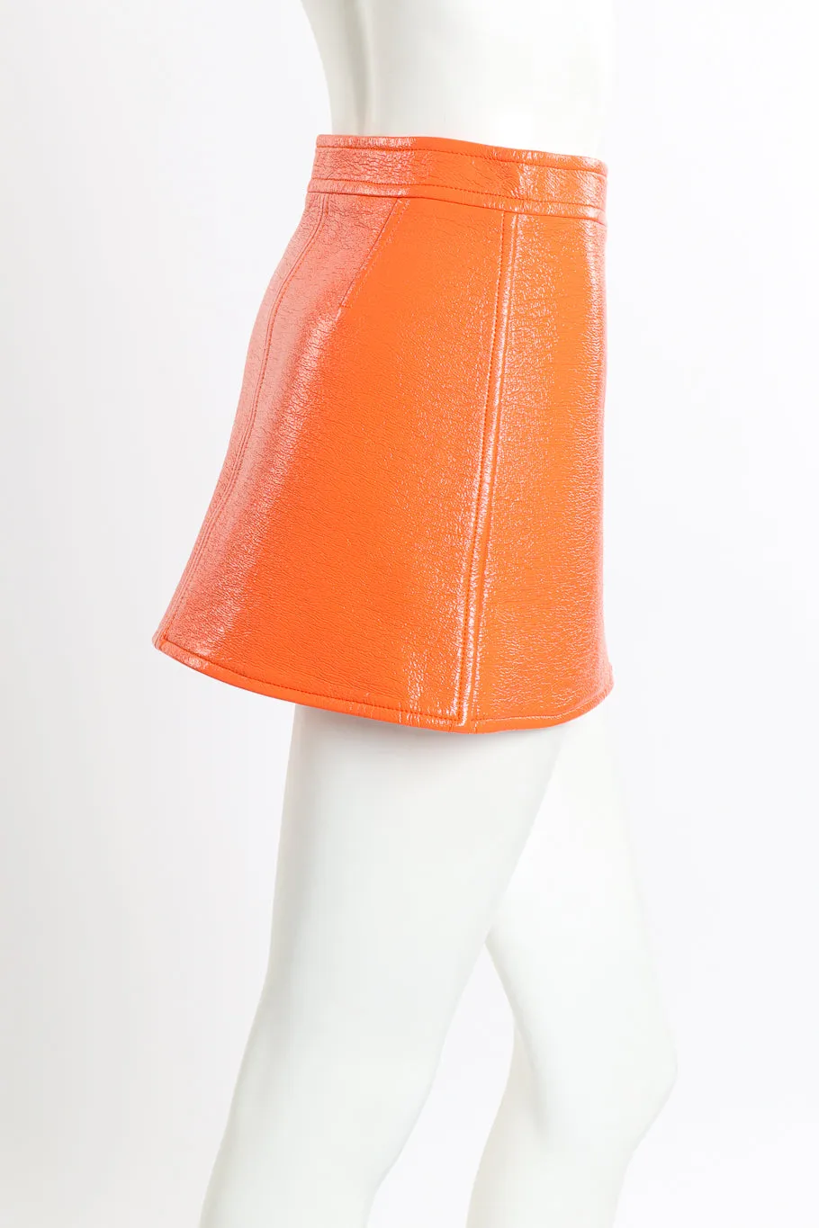 Vinyl Mini Skirt