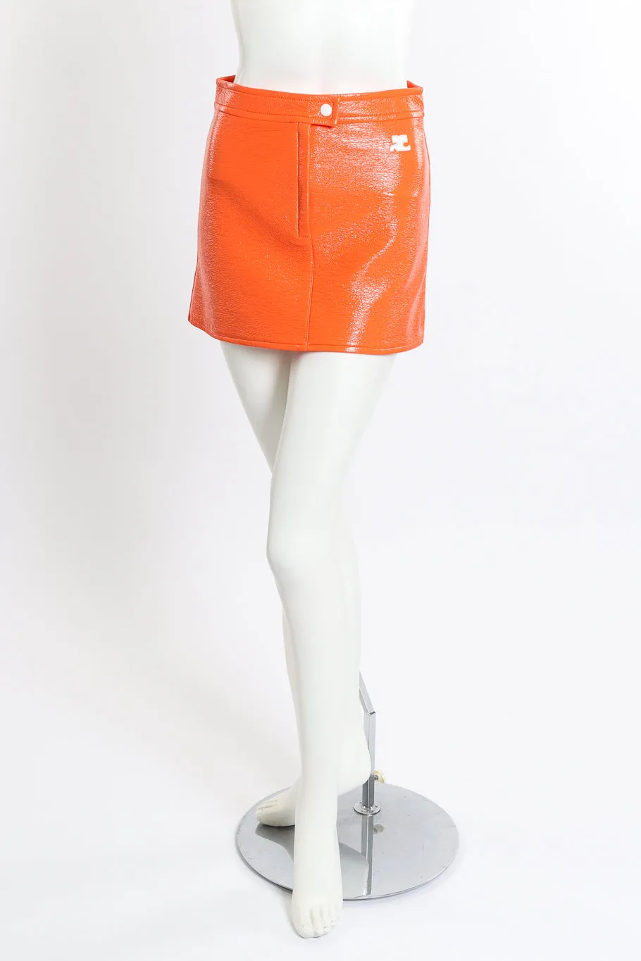 Vinyl Mini Skirt