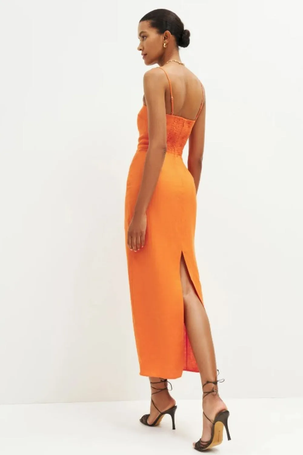 Vologda Orange Dress